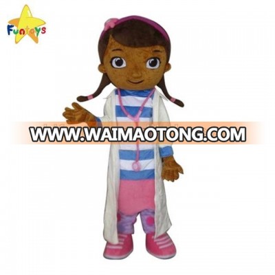 Funtoys CE funny cheap Girl Doctor mascot costume