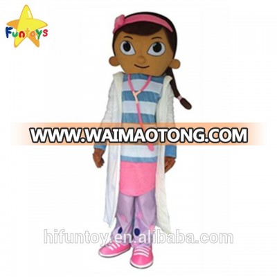 Funtoys CE plush doc mcstuffins mascot costume for adult